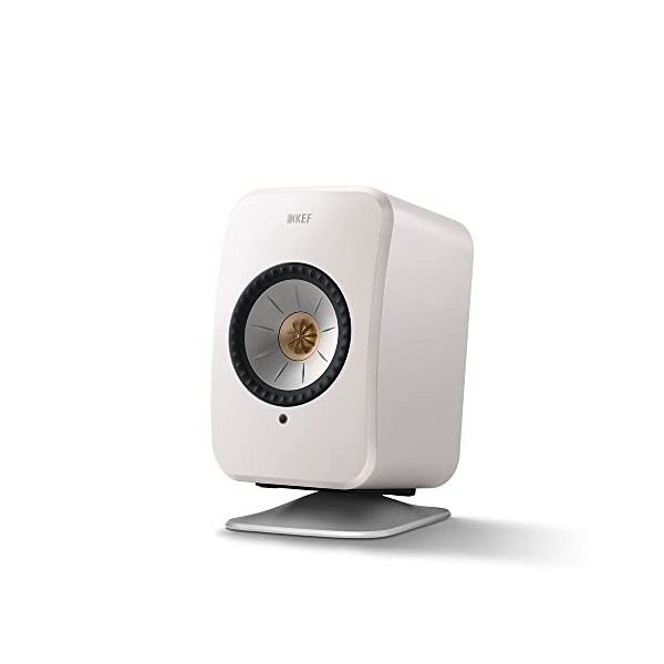 KEF LSX & LSX II S1 Pieds de Sol Rouge Paire, Pieds denceinte | en Aluminium | Gestion des câbles intégrée | astuces | pour 