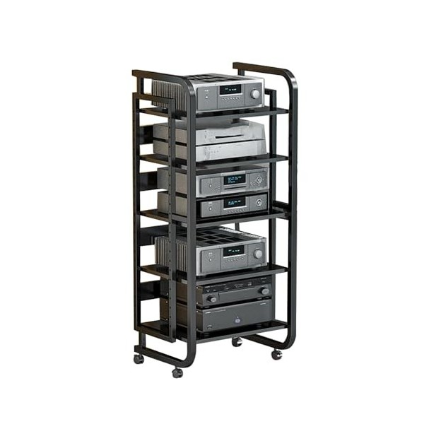 Armoire De Composants De Cadre Dangle De Support Multimédia AV, Support De Stockage De Composants Stéréo De Divertissement A