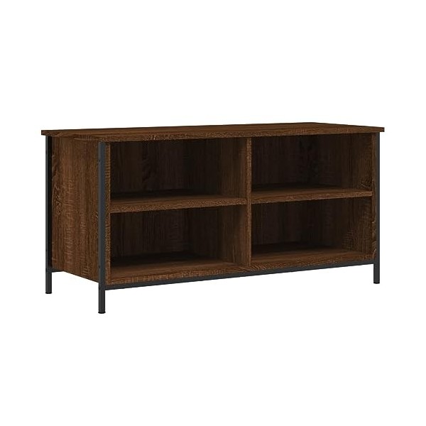 vidaXL Meuble TV Chêne Marron 100x40x50 cm Bois dingénierie