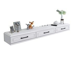 Meuble TV Meuble TV Unités Murales pour Salon Étagère Flottante Meuble TV Mural Fond De Mur Support De Stockage Étagère Ouver