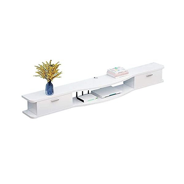 EsEntL Meuble TV Flottant Meuble TV Meuble TV Unités Murales pour Salon Étagère Flottante Meuble TV Mural Support de Rangemen