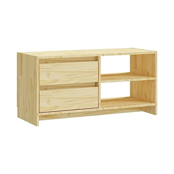 Meuble TV,Meuble TV Bas Table TV Support de Télévision en Bois pour Salon Chambre Salle à Manger,Support pour Téléviseur Jusq