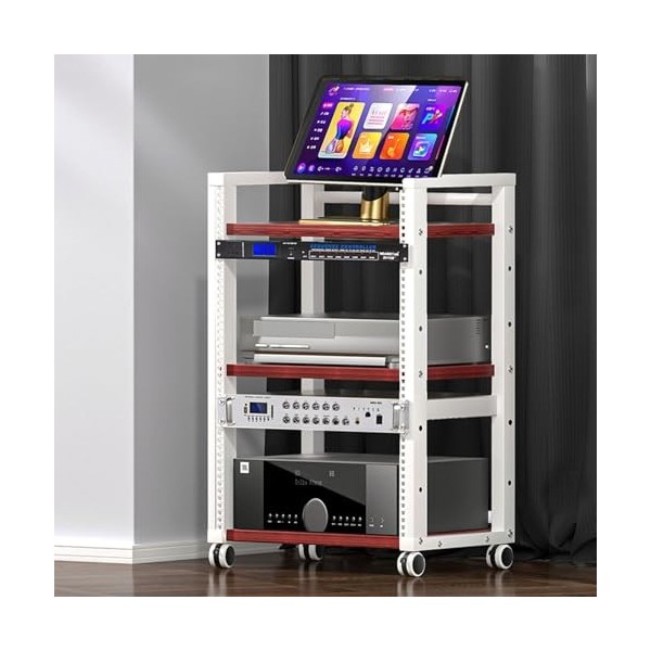 Support Multimédia Mobile À 3 Niveaux, Meuble TV Dangle, Équipement Stéréo, Amplificateur, Composants Audio Et Vidéo, Armoir