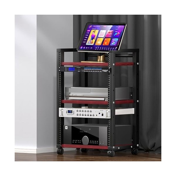 Support Multimédia Mobile À 3 Niveaux, Meuble TV Dangle, Équipement Stéréo, Amplificateur, Composants Audio Et Vidéo, Armoir