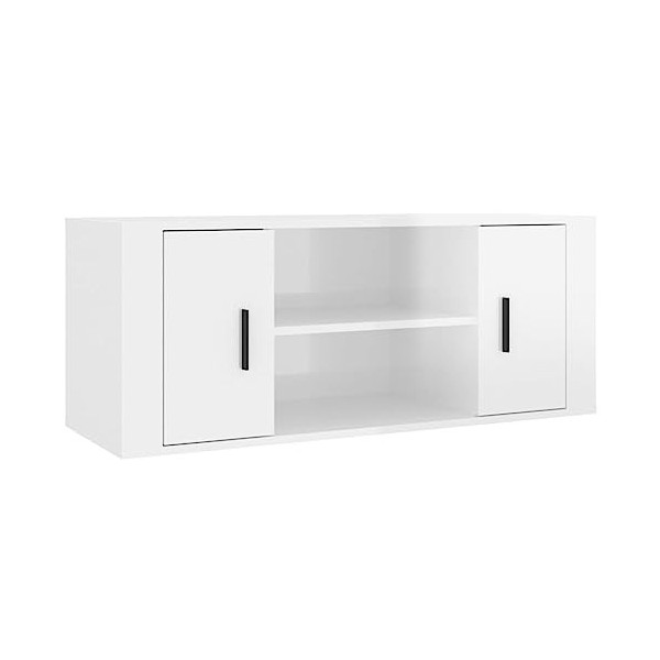 Meuble TV,Banc TV,Meuble TV Suspendu,Étagère TV Flottante, Support de Télévision Flottant Fixé au Mur Centre de Console Multi