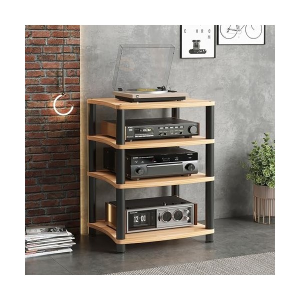 Armoire De Composants Audio/vidéo À 3/4 Niveaux, Racks Et Supports HiFi, Armoire De Rack Audio, For Le Salon, Les Jeux, La Sa
