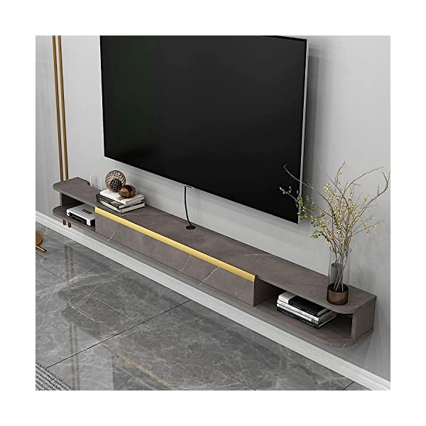 Meuble TV Flottant, Meuble TV Mural, Meuble TV Flottant, Centre de Divertissement multimédia, Meubles de Maison pour Salon, C