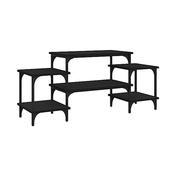 VEEKI Meuble TV, Meuble TV Suspendu, Meuble TV Industriel, Meuble TV Bois, Meuble Chambre, Convient pour Salon ou Chambre, No