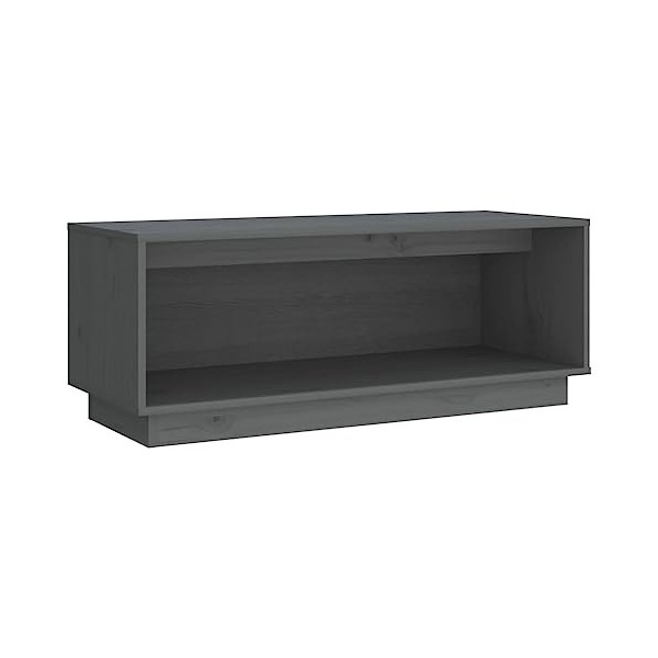 VEEKI Meuble TV, Meuble TV Suspendu, Meuble TV Industriel, Meuble TV Bois, Meuble Chambre, Convient pour Salon ou Chambre, Gr