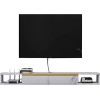 KAXGU Composant de Meuble Tv Flottant Shelfo Unité de Stockage Vidéo Console Multimédia Murale Meuble Tv Flottant Avec Porte 