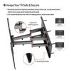 BONTEC Support Mural TV Orientable et Inclinable, Support TV Mural LED LCD Incurvée/Plate de 37-80 Pouces avec Double Bras Ul