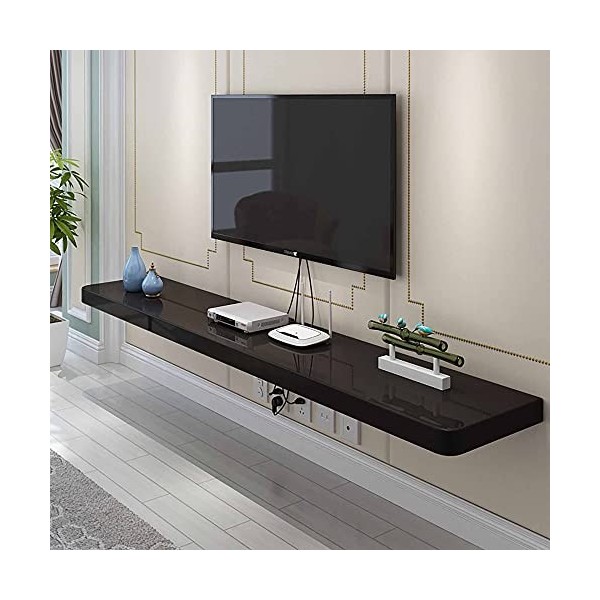 RUtavm Meuble TV Flottant, unité de Rangement Murale pour TV, Meuble TV Flottant pour Salon, Salle de Divertissement, Bureau,