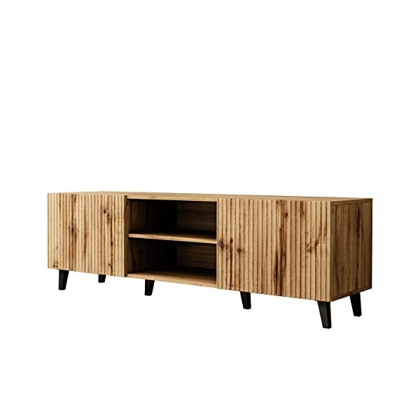 Mirjan24 TV Lowboard Vailbo 150 Meuble TV, meuble TV, meuble bas, table TV, tableau de bord, armoire l x H x P : 150 cm, ha