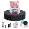 BAOSHISHAN Table tournante rotative à télécommande électrique pour Le Tableau daffichage de Produit de Photographie 20KG 20c