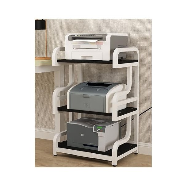 Support Multimédia AV À Coins Arrondis À 3/4 Niveaux, Meuble TV, Étagères En Bois, Centre De Divertissement Dangle, Assembla