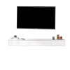 YUZDNM Meuble TV Bas, Panneau TV, Console Multimédia Murale De 120cm, Étagère Flottante pour Meuble TV, Centre De Divertissem