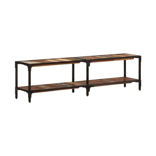 Meuble TV en bois massif recyclé 150 x 30 x 41 cm