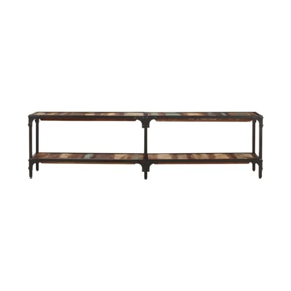 Meuble TV en bois massif recyclé 150 x 30 x 41 cm