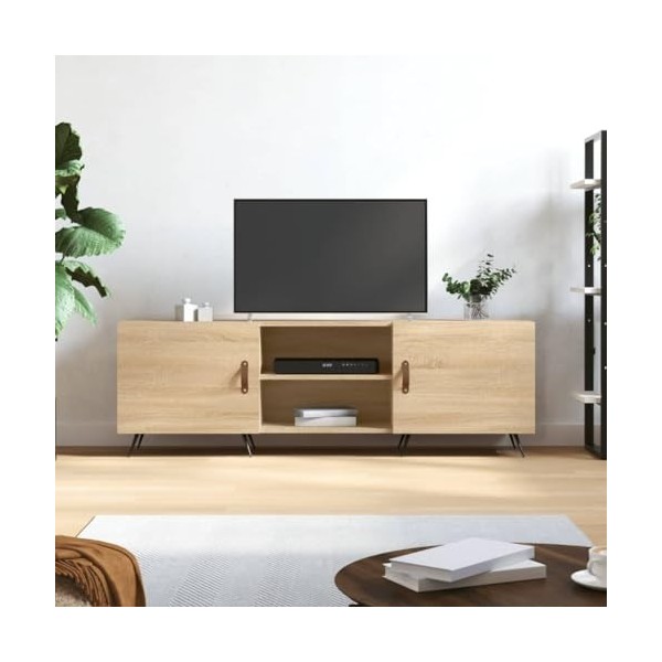 Meuble TV en chêne Sonoma 150 x 30 x 50 cm