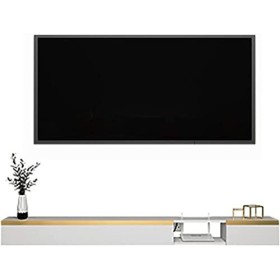Uvency Meuble Tv Mural Étagère Flottante Pour Composants de Meuble Tv, Étagère de Rangement Murale Pour Console Multimédia Et