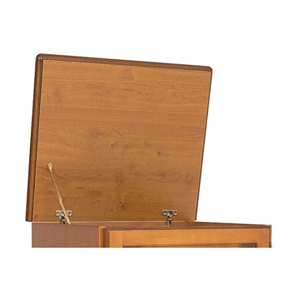 Beaux Meubles Pas Chers Meuble HiFi Dessus Relevable plaqué Merisier