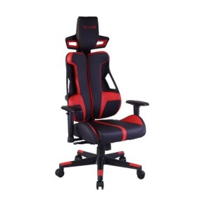 The G-Lab KS-Carbon-BlackRed Chaise Gaming, Simili Cuir, Noir & Rouge, Taille Unique