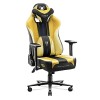 Diablo X-Player 2.0 Chaise Gaming Fauteuil de Gamer de Bureau Accoudoirs 3D Design Ergonomique Tissu Skaï Oreiller Coussin Lo
