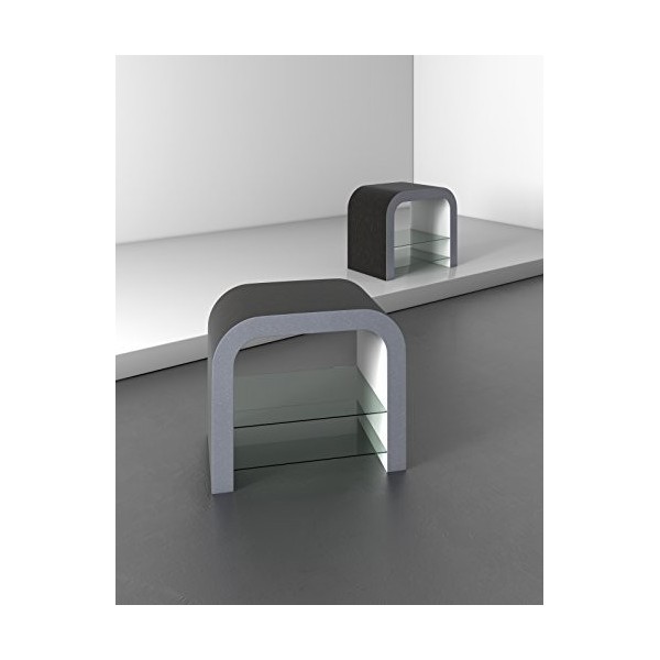 Zespoke Petit meuble TV en forme de U Orange brillant