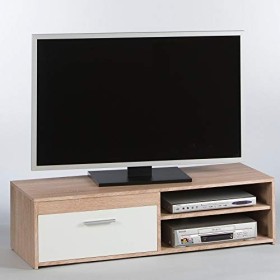 Stella Trading Gemma Meuble TV en chêne Sonoma Blanc