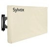 SYLVOX extérieur étanche couverture pour 43 pouces TV avec couvercle entièrement inférieur, extérieur écran plat TV couvertur