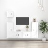 VEEKI Meuble TV, Meuble TV Suspendu, Meuble TV Industriel, Meuble TV Bois, Meuble Chambre, Convient pour Salon ou Chambre, En