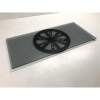 Base pivotante pour TV, Rotation Facile - en Verre trempé, Coloris Noir fumé, GK70N, Dimensions : 70 x 32 cm - Charge Max. 40