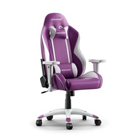 AKRacing California Siège de Jeu sur PC, Simili Cuir, Noir, Blanc, Taille Unique