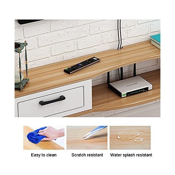 Meuble TV Unités Murales TV pour Salon Console Multimédia Meuble TV Flottant Meuble TV Mural pour Salon Salle de Divertisseme