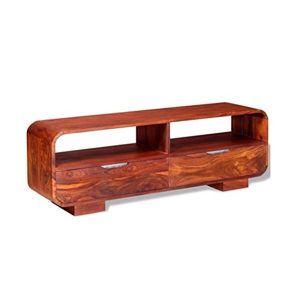 VEEKI Meuble TV, Meuble TV Suspendu, Meuble TV Industriel, Meuble TV Bois, Meuble Chambre, Convient pour Salon ou Chambre, Bo