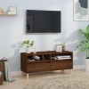 vidaXL Meuble TV chêne Marron 100x34,5x44,5 cm Bois dingénierie