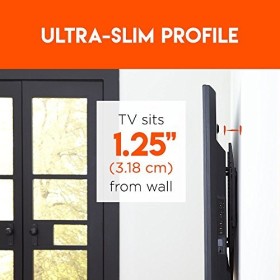 Echogear Support Mural TV Universel Fixe Inclinable pour Les Ecrans Plat Entre 32 Et 80 Pouces - Support TV avec Vesa Max De 