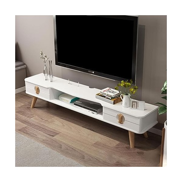 Meuble TV mural Étagère TV flottante Étagère murale Console TV multimédia Support TV Centre de divertissement Meuble de range