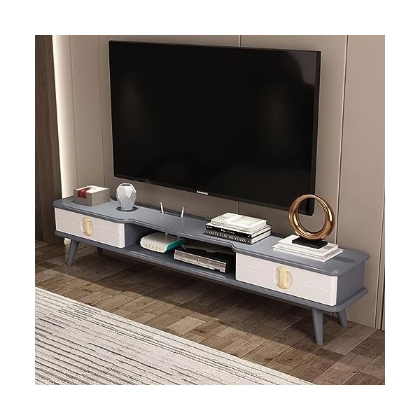 Meuble TV mural Étagère TV flottante Étagère murale Console TV multimédia Support TV Centre de divertissement Meuble de range