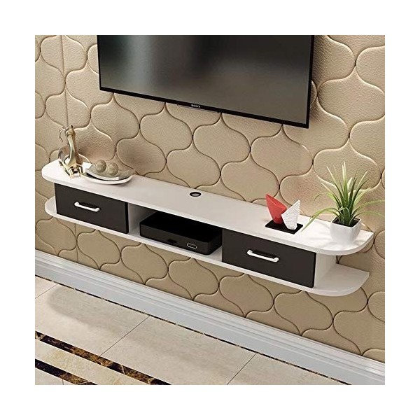 Générique Meuble TV Flottant, étagère Murale, Meuble de Centre de Divertissement, Console multimédia, étagère TV, unité de Su