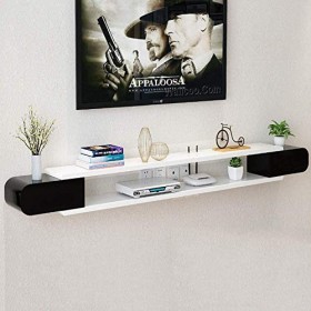 Meuble TV Meuble TV Unités Murales pour Salon Console Média Murale Set-Top Box Rack Salon TV Étagère Murale/a/140X24X16Cm wwy