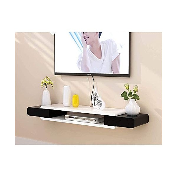 Vendics Meuble Pour Meuble Tv Unités Murales Pour Salon Étagère Flottante Meuble Tv Mural Étagère DArrière-Plan Pour Lecteur