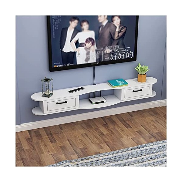 CENAP Meuble TV Meuble TV Unités Murales pour Salon Console Média Meuble TV Flottant Meuble TV Mural pour Salon Salle De Dive