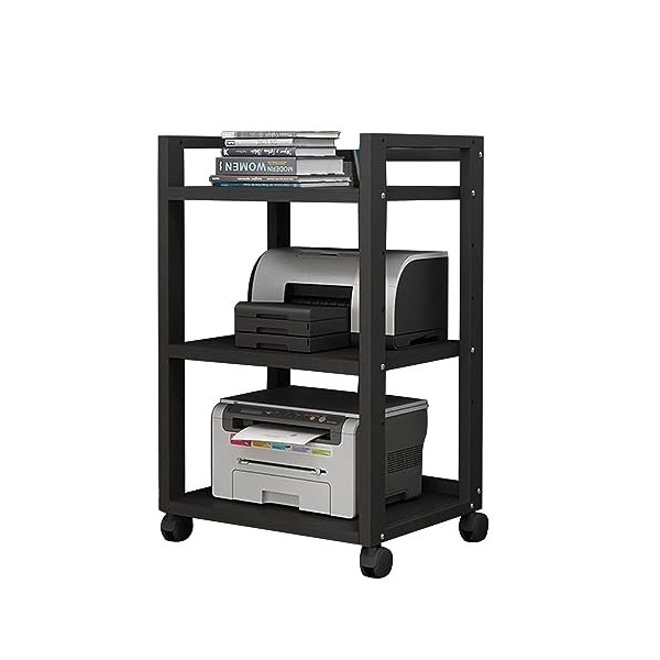 Armoire Verticale Multimédia Audio Vidéo 3 Couches, Armoire De Rangement Multifonctionnelle De Type Plancher De Support De St