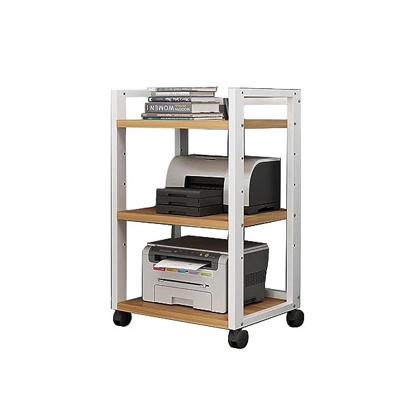 Armoire Verticale Multimédia Audio Vidéo 3 Couches, Armoire De Rangement Multifonctionnelle De Type Plancher De Support De St