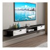 KAXGU Meuble Pour Téléviseur Meubles Muraux Pour Salon Meuble Pour Téléviseur Flottant Console Pour Téléviseur En Bois Pour S