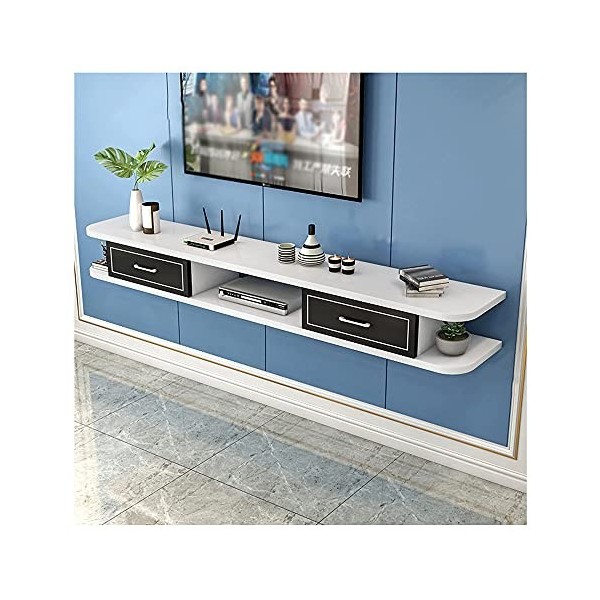 StrOux Meuble TV Flottant Meuble Meuble TV Meuble TV Unités murales pour Salon Console multimédia Meuble TV Meuble Mural pour