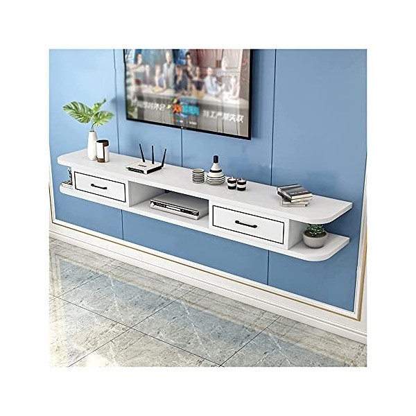 StrOux Meuble TV Flottant Meuble Meuble TV Meuble TV Unités murales pour Salon Console multimédia Meuble TV Meuble Mural pour