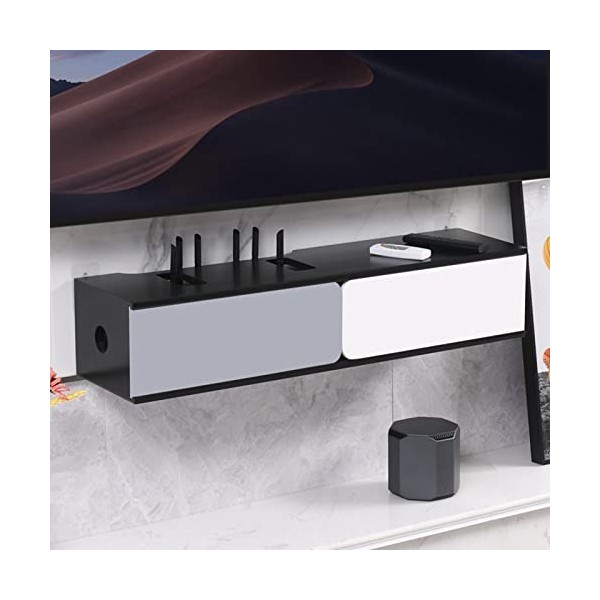 Meuble TV Mural Étagère De Télévision Flottante, Blanc Meuble De Rangement De Meuble De Télévision Flottant Meuble De Télévis