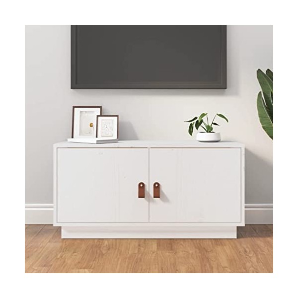 VEEKI Meuble TV, Meuble TV Suspendu, Meuble TV Industriel, Meuble TV Bois, Meuble Chambre, Convient pour Salon ou Chambre, Bl